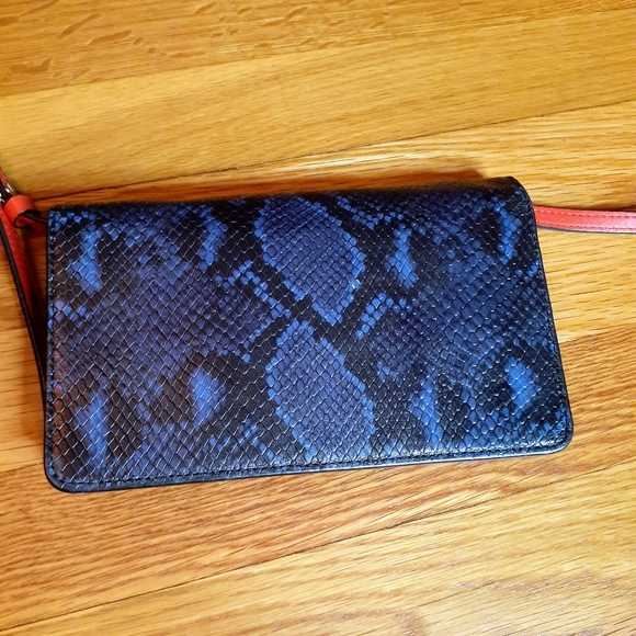 MARC JACOBS SNAKESKIN EMBOSSED LEATHER CROSSBODY SZ OS marc jacobs - Picture 4 of 5